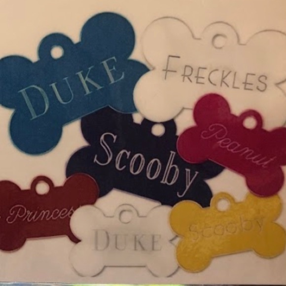 Engraved Pet Name Tag - Picture 1 of 1